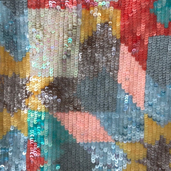 Marciano Sequin Mini Multicolor print NWT - Picture 2 of 5